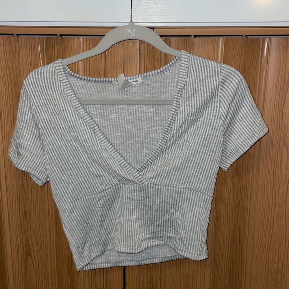 Caution to the Wind crop tshirt